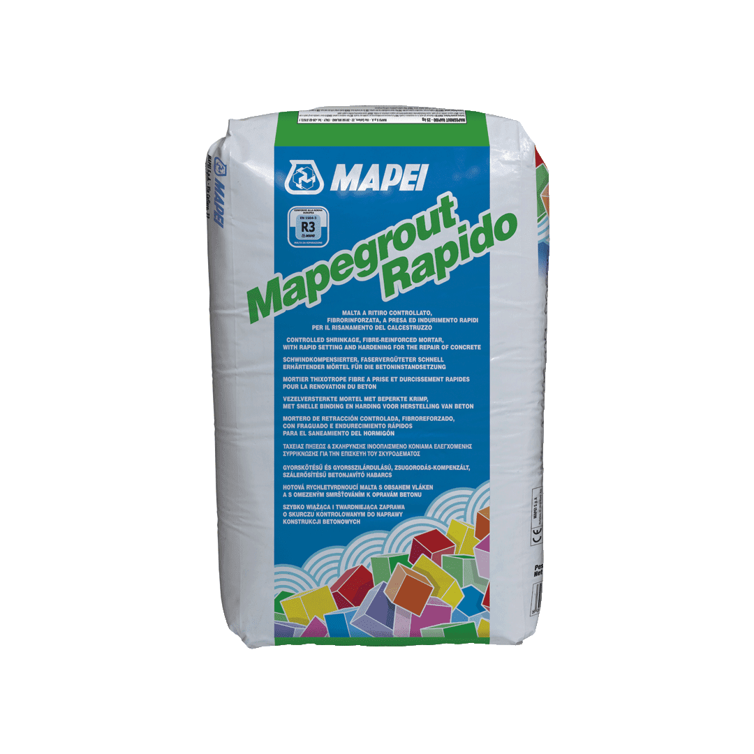 Mapei Mapegrout Fast Set - Fibre-reinforced mortar for concrete repair