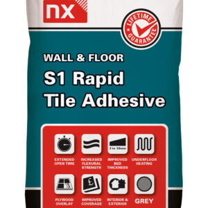 Norcros NX Wall & Floor S1 Rapid Tile Adhesive