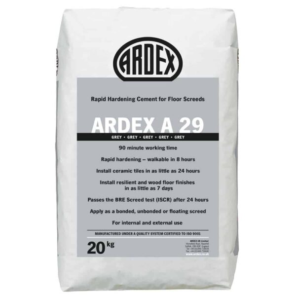 Ardex A29 Rapid Drying Floor Screed