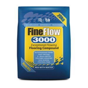 Tilemaster Adhessives Fineflow 3000 Heavy Duty Levelling Compound 20kg Bag