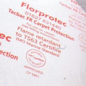 Florprotec TacBac Flame Retardant Carpet Protection Film