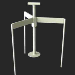Screed Tripod - Zinc plated nut and shaf